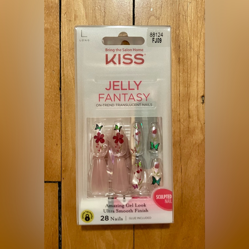 Nwt Kiss Jelly Fantasy Nails  31 Ct